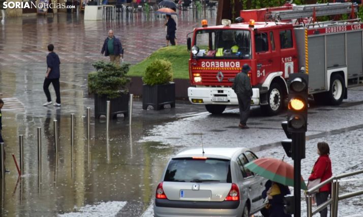 Una de las imágenes que ha dejado la tormenta. /SN