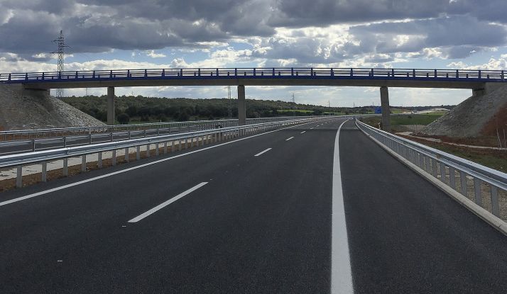 Imagen de un tramo de la A-11 que entra en servicio este viernes. /Fomento