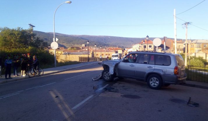 Imagen del vehículo siniestrado. 