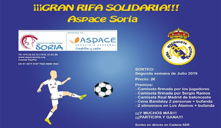 Aspace sortea una camiseta firmada por todos los jugadores del Madrid