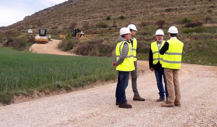 Visita oficial este jueves a las obras del camino de Los Atajaderos, en Yanguas. /SdG