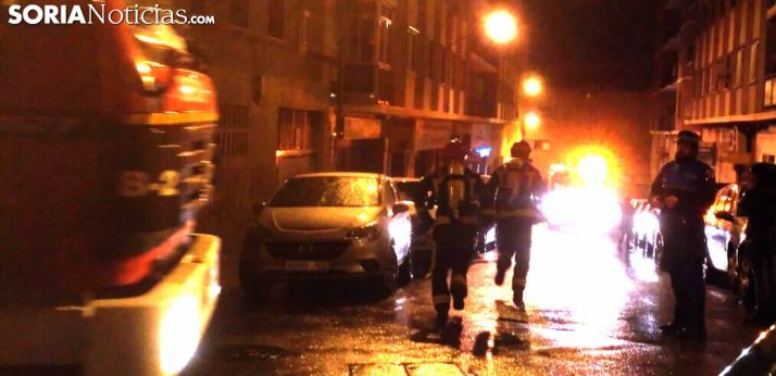 Una invervención de los bomberos en la capital. /SN 