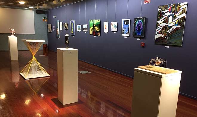 Obras del certamen en su edición de 2018. /Ayto.