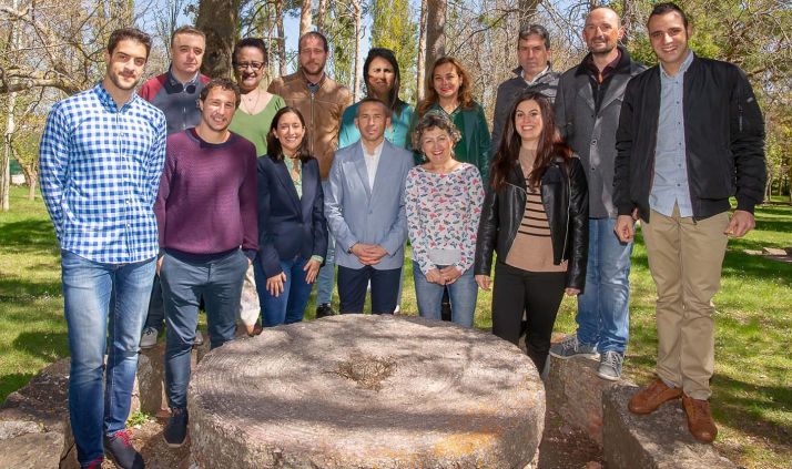 La candidatura de Cs para el Ayuntamiento de Ólvega. 