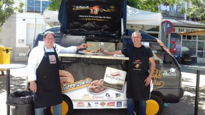 Los torreznos de Soria en la Feria de Almaraz