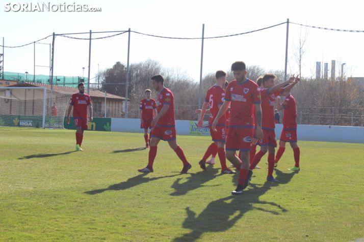 El Numancia B superó al Beroil Bupolsa (2-1) en la Ciudad del Fútbol.
