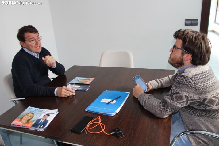 Alfonso Fernández Mañueco, en exclusiva: No sólo hay que decir Soria ya, sino Soria siempre