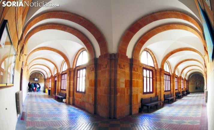 Imagen del patio interior del instituto. /SN