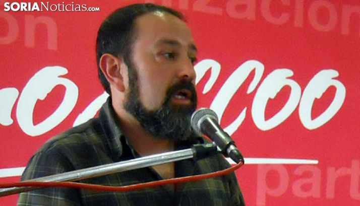 Javier Moreno, secretario general de CCOO en Soria. /SN