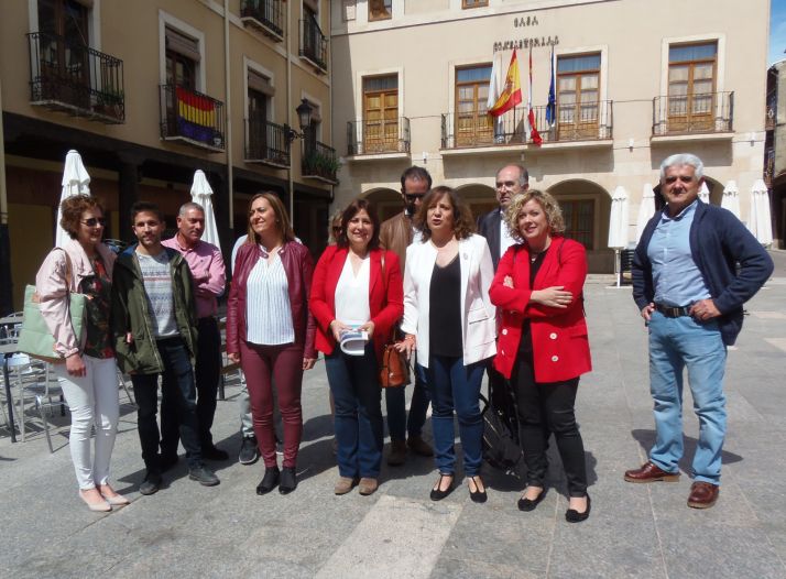 Iratxe García promete en San Esteban un hueco para la despoblación en las políticas europeas