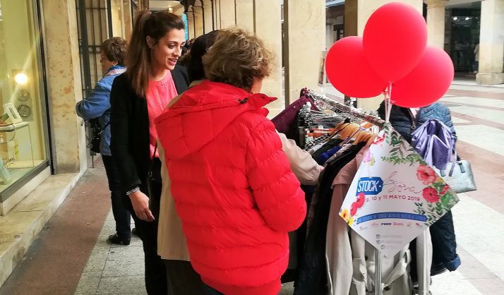 Imagen de la campaña en la capital.