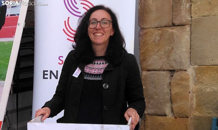 Teresa Madrid, cabeza de lista de Soria en Común al Ayuntamiento capitalino. /SN