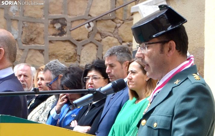 El teniente coronel Andrés Velarde durante su alocución este miércoles. /SN