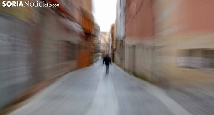 Una imagen, distorsionada, de la calle Zapatería. /SN
