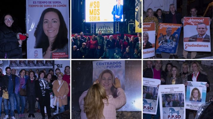 Fotos y crónica: Comienza la campaña a 7 para la alcaldía de Soria