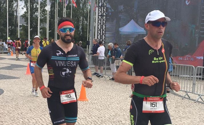 Nacho Vinuesa, a la izquierda de la imagen.