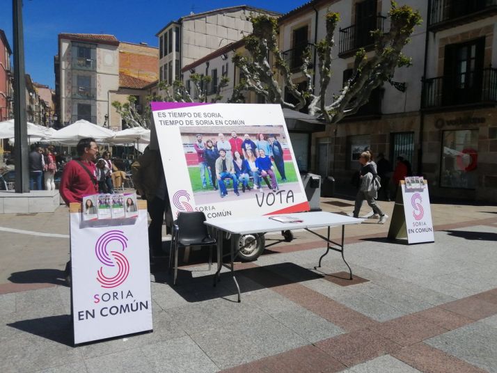 Soria en Común denuncia el acoso del PSOE a su campaña por envidia