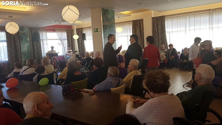 Una imagen de la jornada en la residencia Benilde. /SN