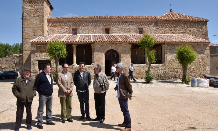 Visita oficial este jueves al templo en restauración. /Jta.