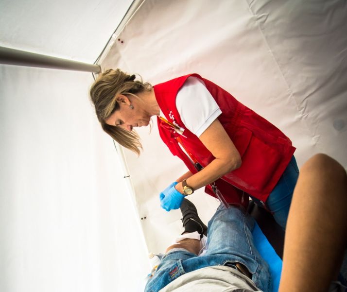 Atención. Cruz Roja 