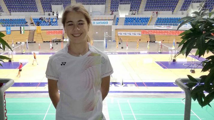 Daniela, este fin de semana en la capital cántabra. 