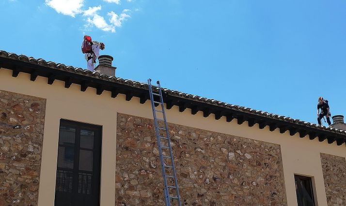 Imagen de las labores de los bomberos. /Ayto.