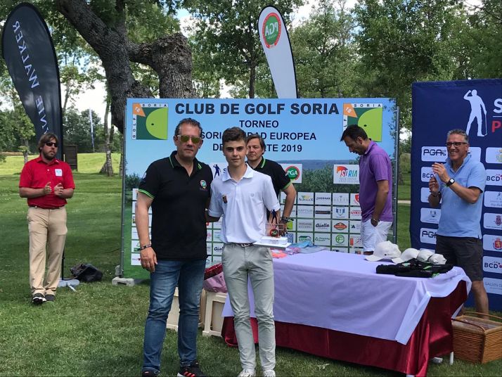 Fernando Zorzo, campeón del Scratch 5 en Pedrajas. 