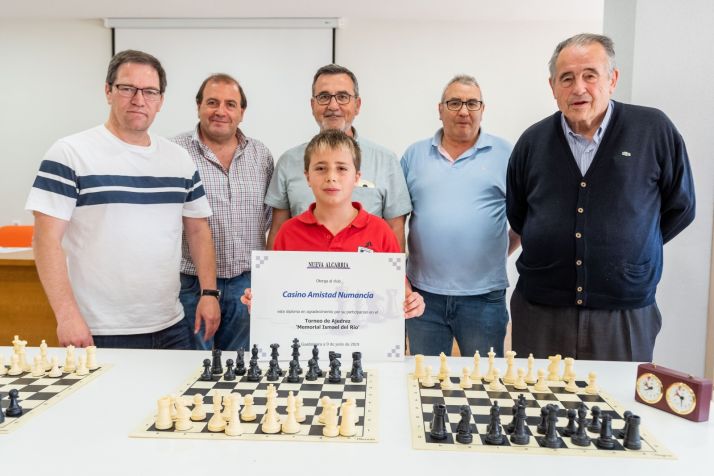 El CD Ajedrez Numancia, campeón en el I Trofeo Nueva Alcarria