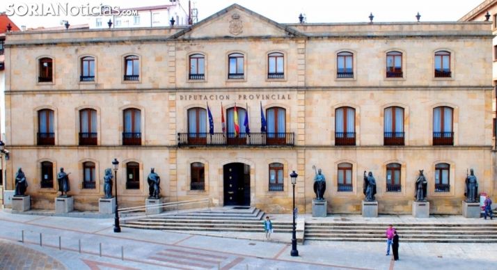 Imagen del Palacio Provincial, sede de la Diputación de Soria. /SN