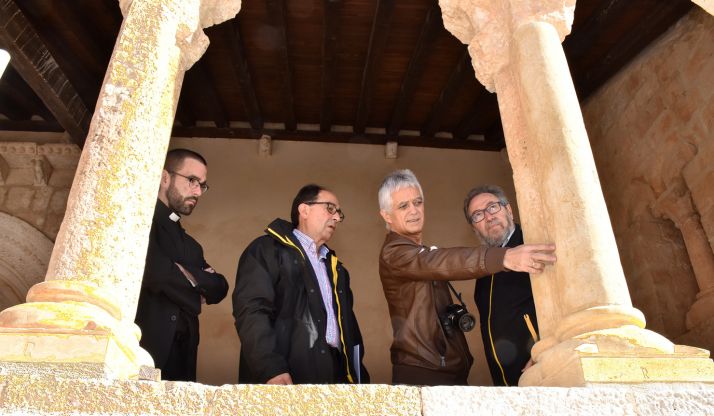 Una imagen de la visita oficial este viernes al templo. /Jta.