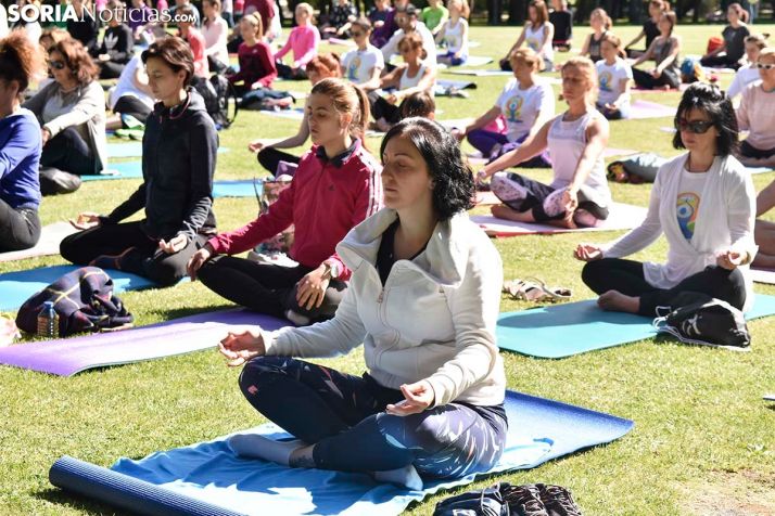 GALERÍA: Día Mundial del Yoga en Soria