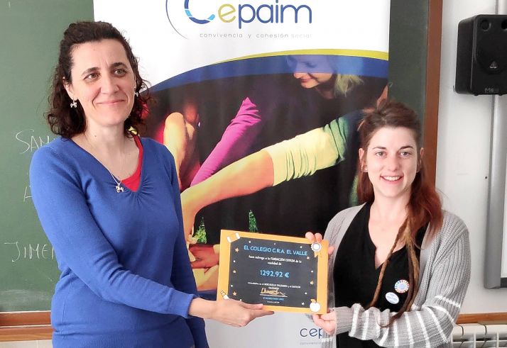 El CRA El Valle recauda 1.300 &euro; para la Fundación Cepaim