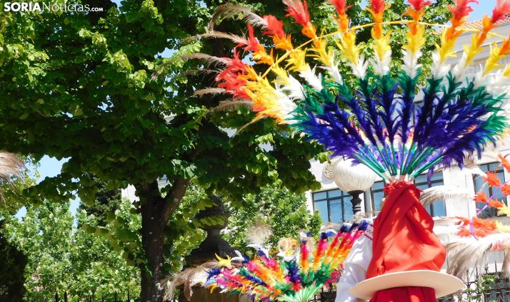 Una imagen del multitudinario desfile este sábado en la capital soriana. /SN