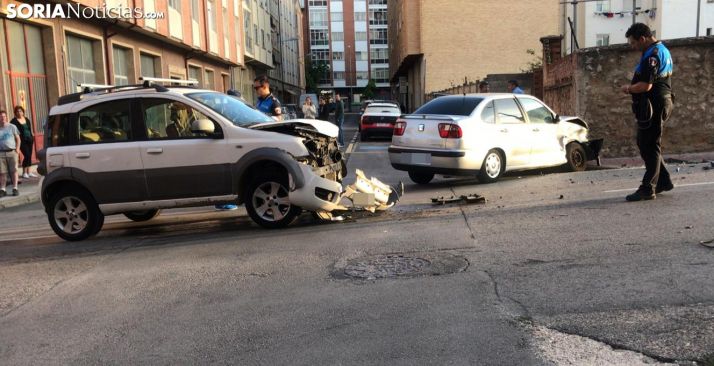 Una persona herida en un accidente en García Solier