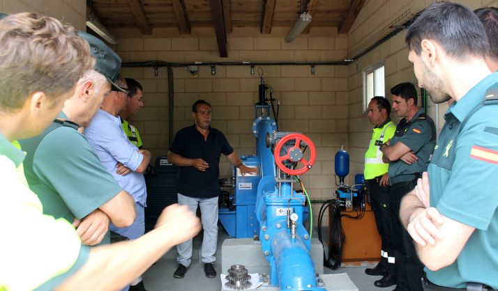 Una imagen de la visita. /Subdelegación