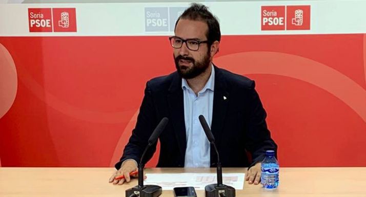 Ángel Hernández, este lunes en rueda informativa. 