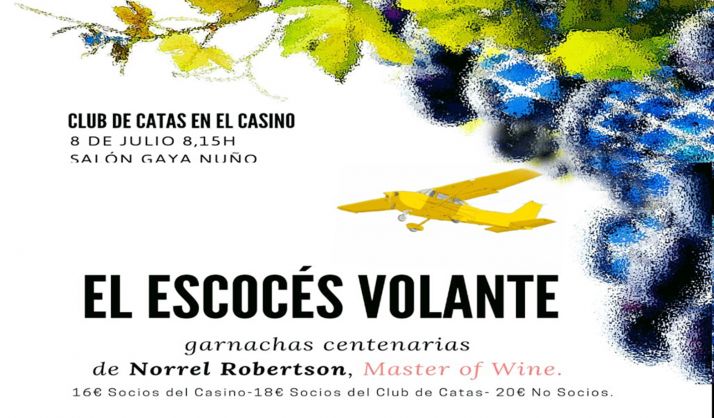 El lunes, cata de vinos de autor en el Casino