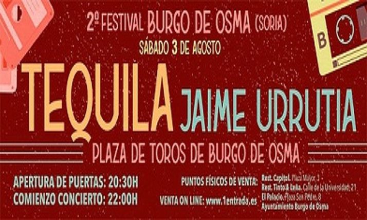 El sábado, Tequila y Jaime Urrutia en El Burgo