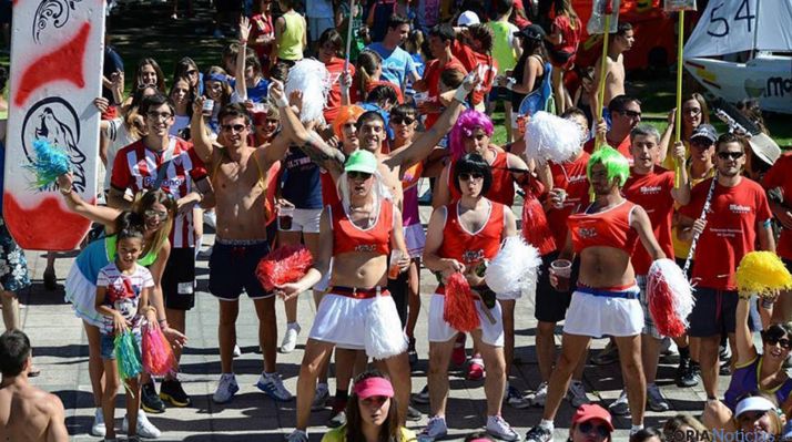 Unas fiestas juveniles en Almazán. 