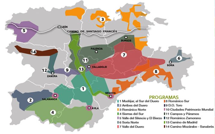 La Junta abre este verano 519 monumentos, a través de 15 programas y 59 rutas turísticas que recorren la Comunidad