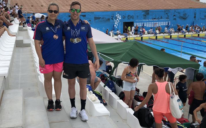 Ramírez y Martín este fin de semana en Tarragona.