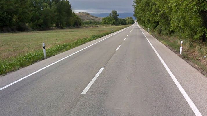 Una imagen de la N-113 en el kilómetro 61. /GM