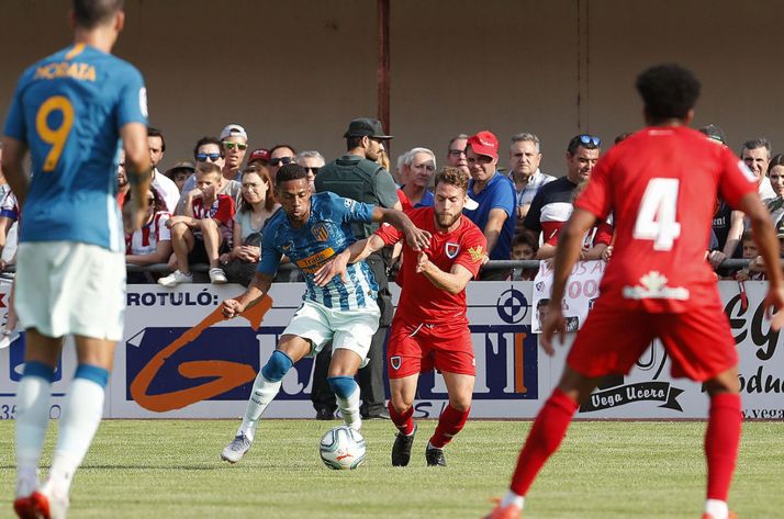 Una de las imágenes del encuentro. /Atlético de Madrid