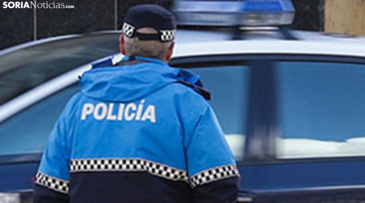 Un agente de la Policía Municipal de Soria. /SN