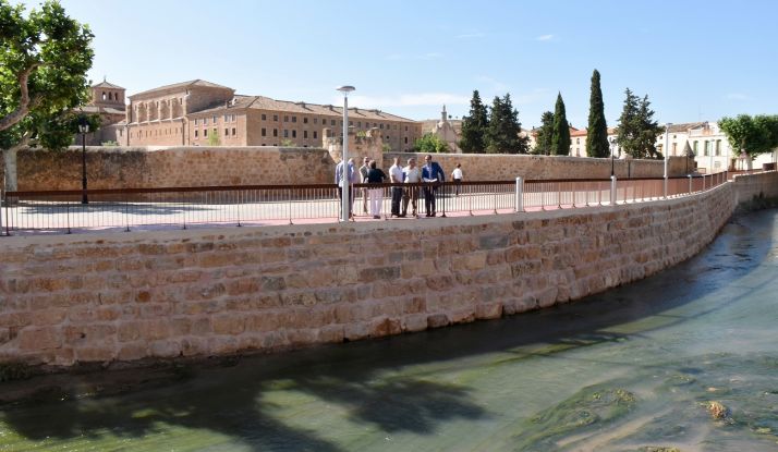 La Junta concluye las obras de emergencia en el Jalón en Santa María de Huerta