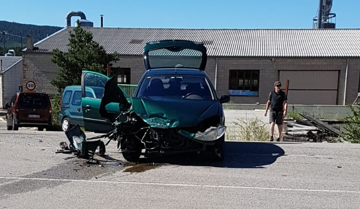 Colisión sin heridos en Covaleda