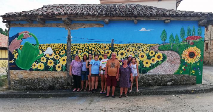 Una imagen del mural. /Alpargata