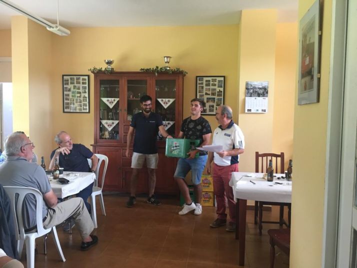Juan Carlos Ramos, ganador del torneo de golf Heineken en Morón de Almazán