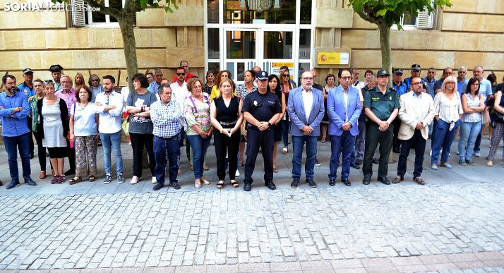 Una imagen de la concentración este viernes. /SN