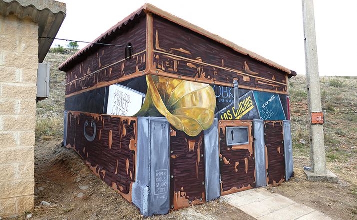 Fuentelsaz remoza su depósito con alusiones a la historia musical del pueblo